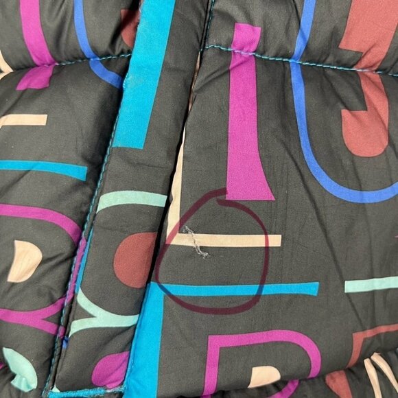 Columbia Girl's Ski Jacket puffer parka multi color omni heat coat black size l - Picture 8 of 13